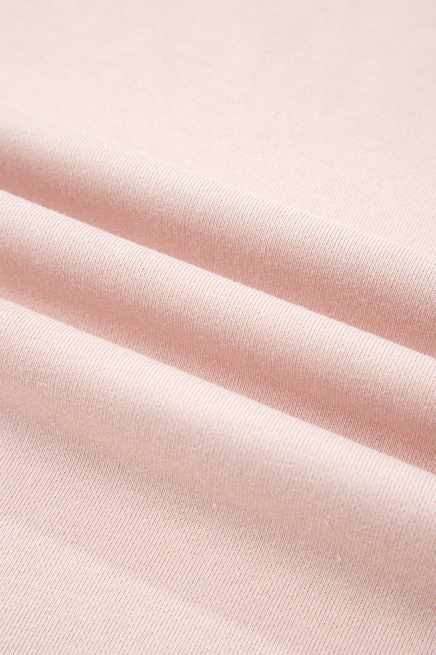 Light Pink Plus Color Block Waffle Patchwork Exposed Seam Baggy Sweatshirt